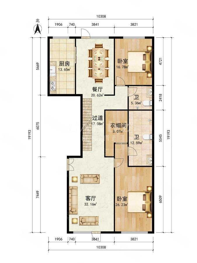 下跃户型价格好,餐客分离独立入户,私密性好,使馆壹号院二手房,0万,3