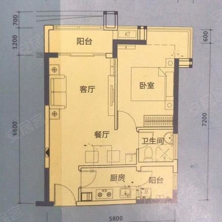 深圳南山大学城崇文花园5号线塘朗站崇文花园一房一厅55平出租,高层