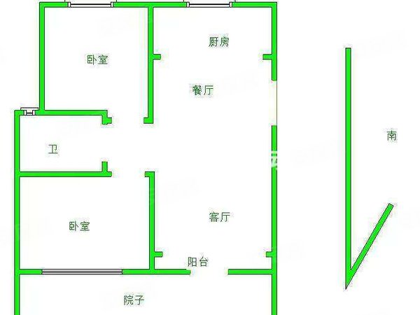 信阳浉河南虹广场富丽华城86平 年付 整租 2室 富丽华城 精装 采光