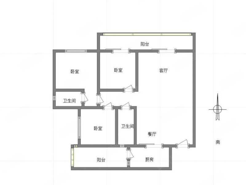 美利花都二手房,80万,3室2厅,2卫,100平米-重庆安居客
