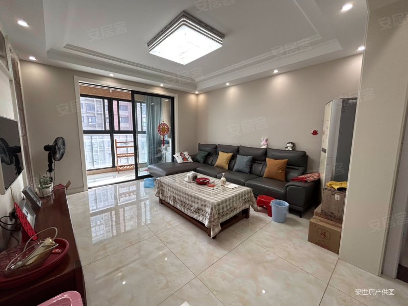 运河名门府108平方精装婚房,连体双阳台,景观房