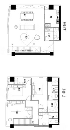 三湘未来海岸(商住楼)4室2厅3卫101㎡南北362万