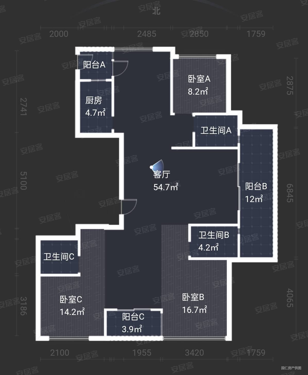 绿城玉兰花园(临安)3室2厅2卫142.27㎡南255万