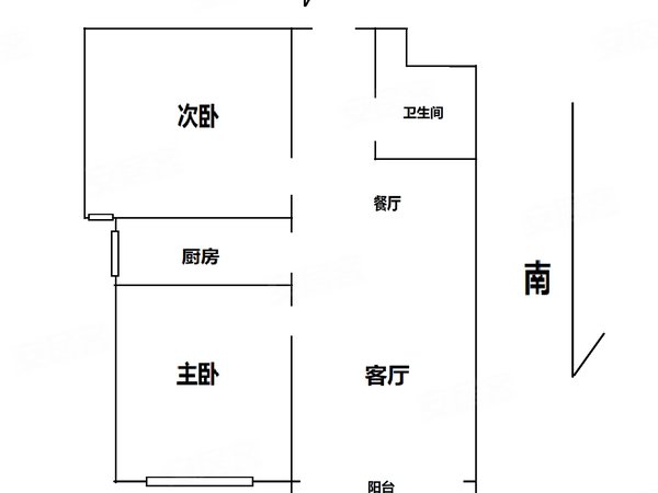 【多图】广华新城,百子湾租房,百子湾地铁,广华新城,精装全南两居