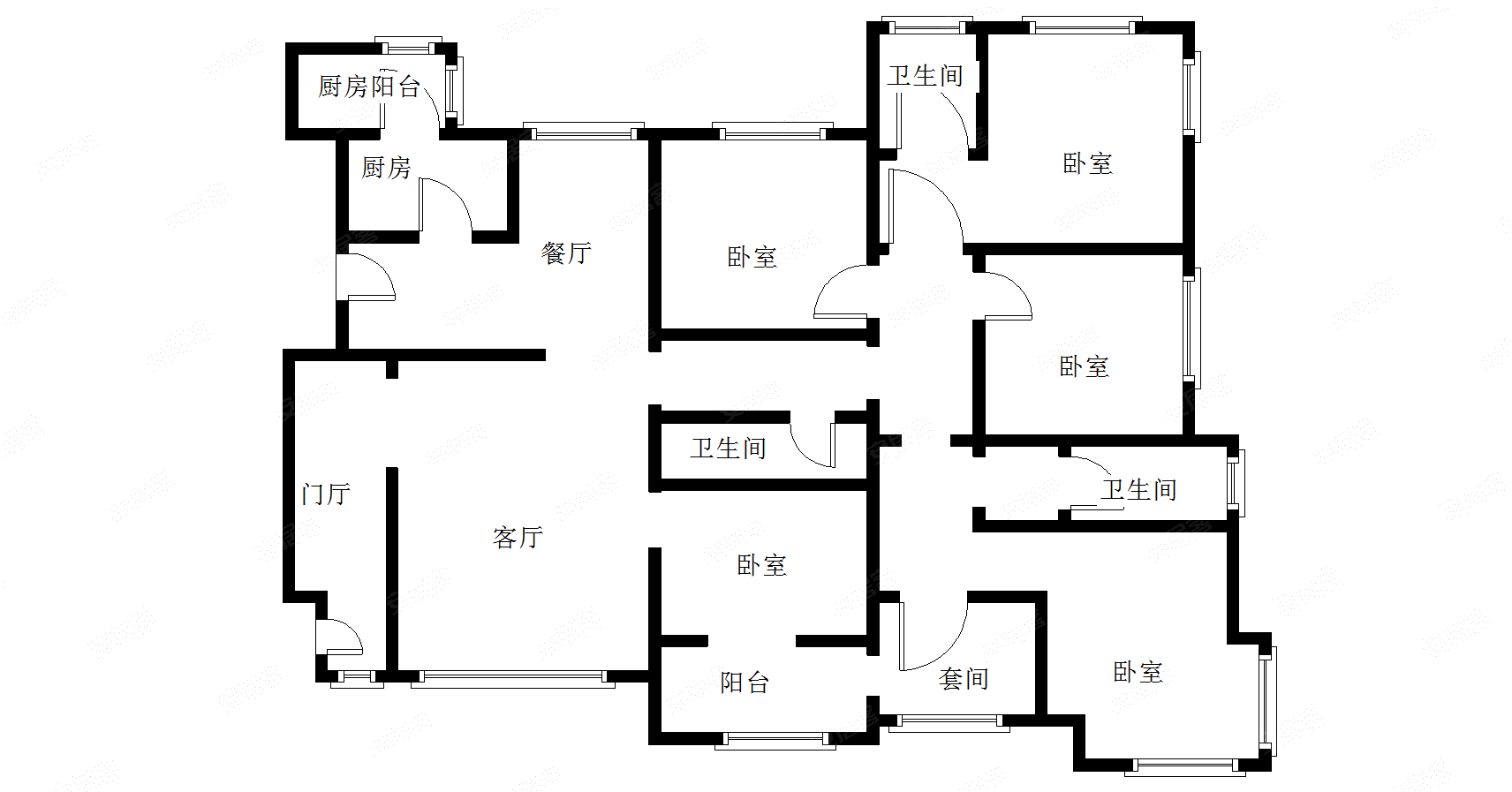 富力津门湖观鹭花园4室1厅2卫342㎡南865.1万