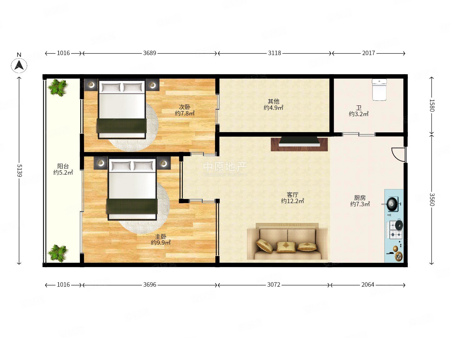 嘉诚国际 正规商品房 精装修 交通便利 高楼层视野好 近地铁