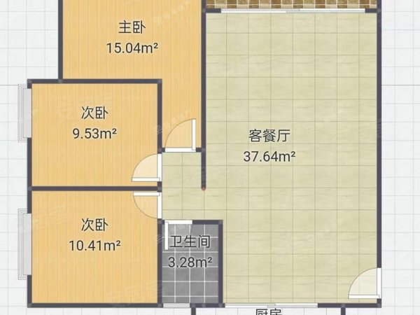 珠江新城 潭村地铁站 珠光御景二期 现代时尚大三房 拎包入住