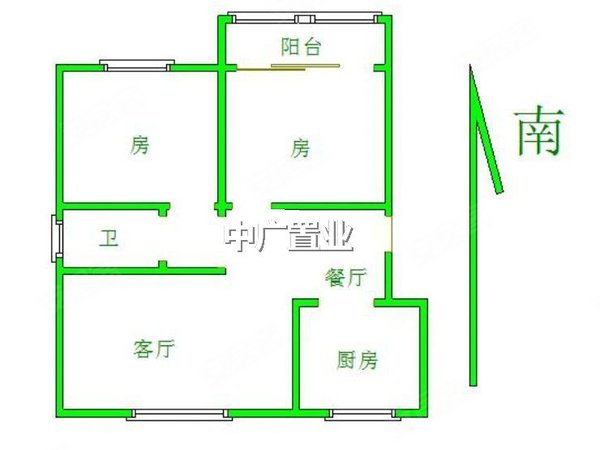 镇江润州润州广场城南映象润洲城南映象 城南映象 2房2厅1卫 阳出租房源真实图片