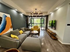 自贡自流井南湖(整租) 无中介费 押一付一 华商爱琴海 拎包入住出租房源真实图片