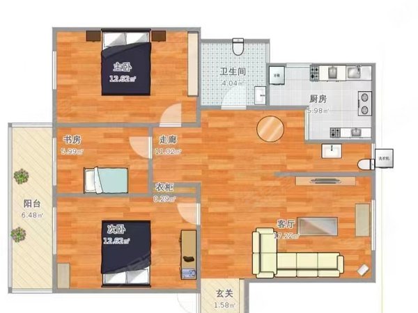 馨逸雅筑近巫家坝地铁站,官渡租房-昆明58安居客