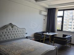 江山城区江山市区现代轻奢风格江山城北蜜蜂广场单身公寓一室一厅出租房源真实图片