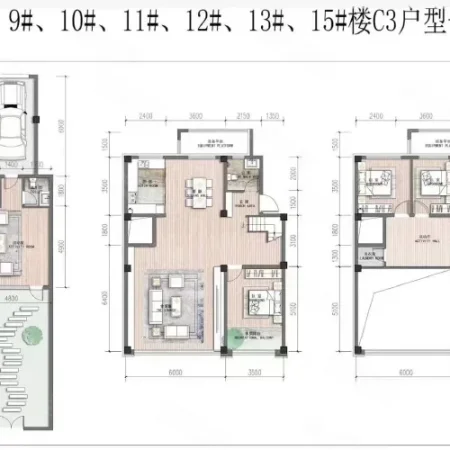 月河印象4室3厅3卫217㎡南北315万