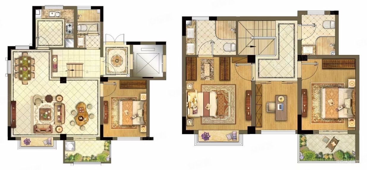 五矿九玺台4室2厅3卫192.53㎡南830万