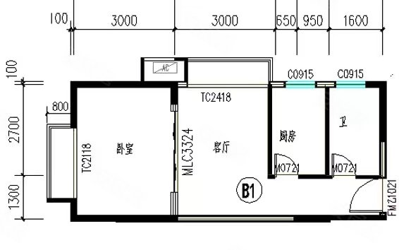 益宏上海映象1室1厅1卫48.87㎡西北27万