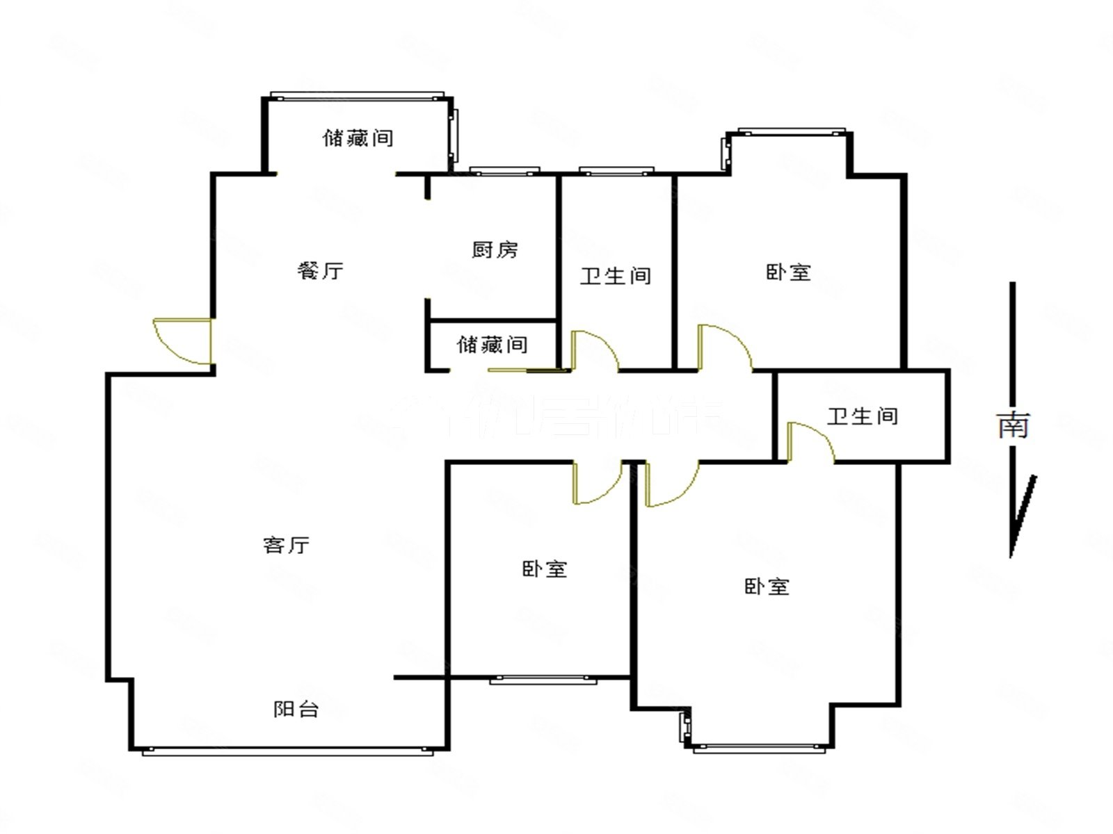 洪洞滨河湾户型图图片