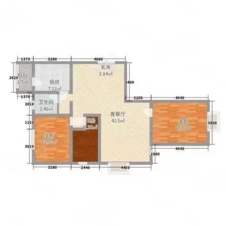 凯通花园2室1厅1卫81㎡南北65万