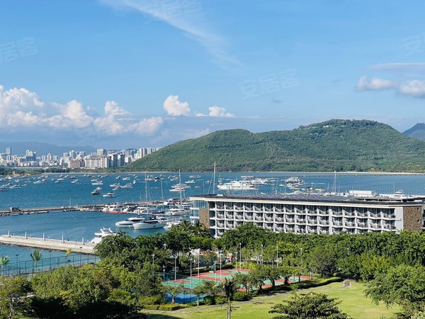 三亚吉阳鹿回头复地鹿岛半山半岛复地鹿岛 一线海景 高层看海三房 可