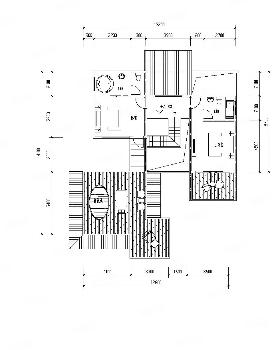 麓山豪装别墅~送百平大花园!带私人泳池!赠产权车位!包税急售
