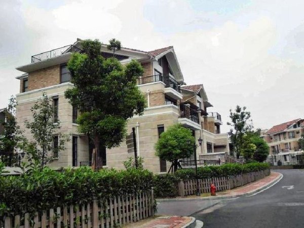 上海松江九亭依云郡(别墅)九亭近虹桥商务区精装修别墅业主自住出租