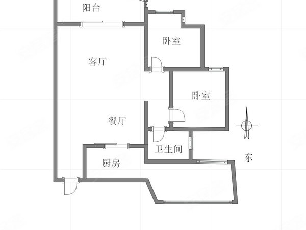 【多圖】龍錦苑小區,南坪租房,上海城精裝 大兩房,雙陽臺乾淨整潔