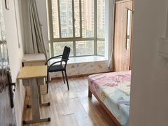 九江濂溪万达广场单间出租无中J费，万达广场旁边新中医院对面中辉世纪城公寓单间出租房源真实图片