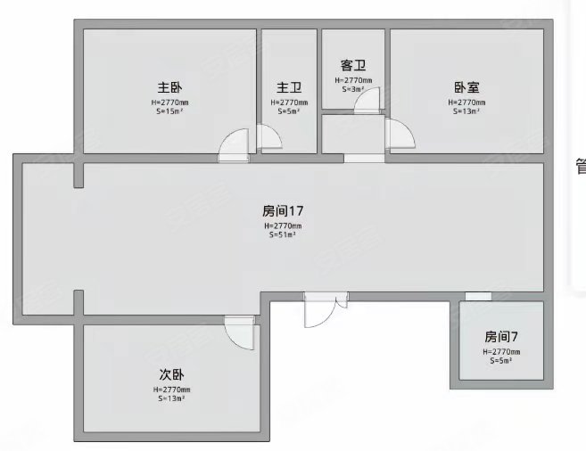 和兴润园2室2厅1卫94㎡东西69.8万