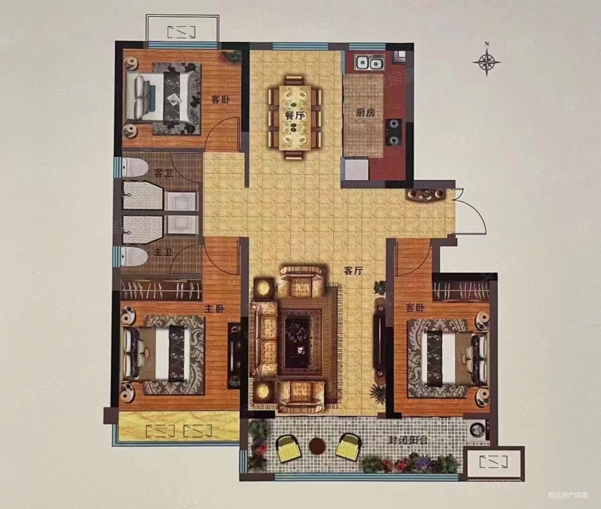 曦园洋房带车位储藏室满二停车方便南北通透