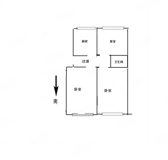 一只船 盘旋路 四楼 田字户型 随时看房 浮动空间大
