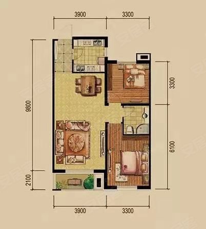 【多图】美泉1612,凤岭北租房,凤岭北 园林小区 轻奢两房 独立衣帽间