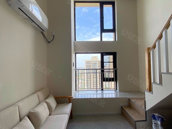 成都高新区中和融创香璟台东苑(商住楼)轻奢风loft套一 拎包入住 随时