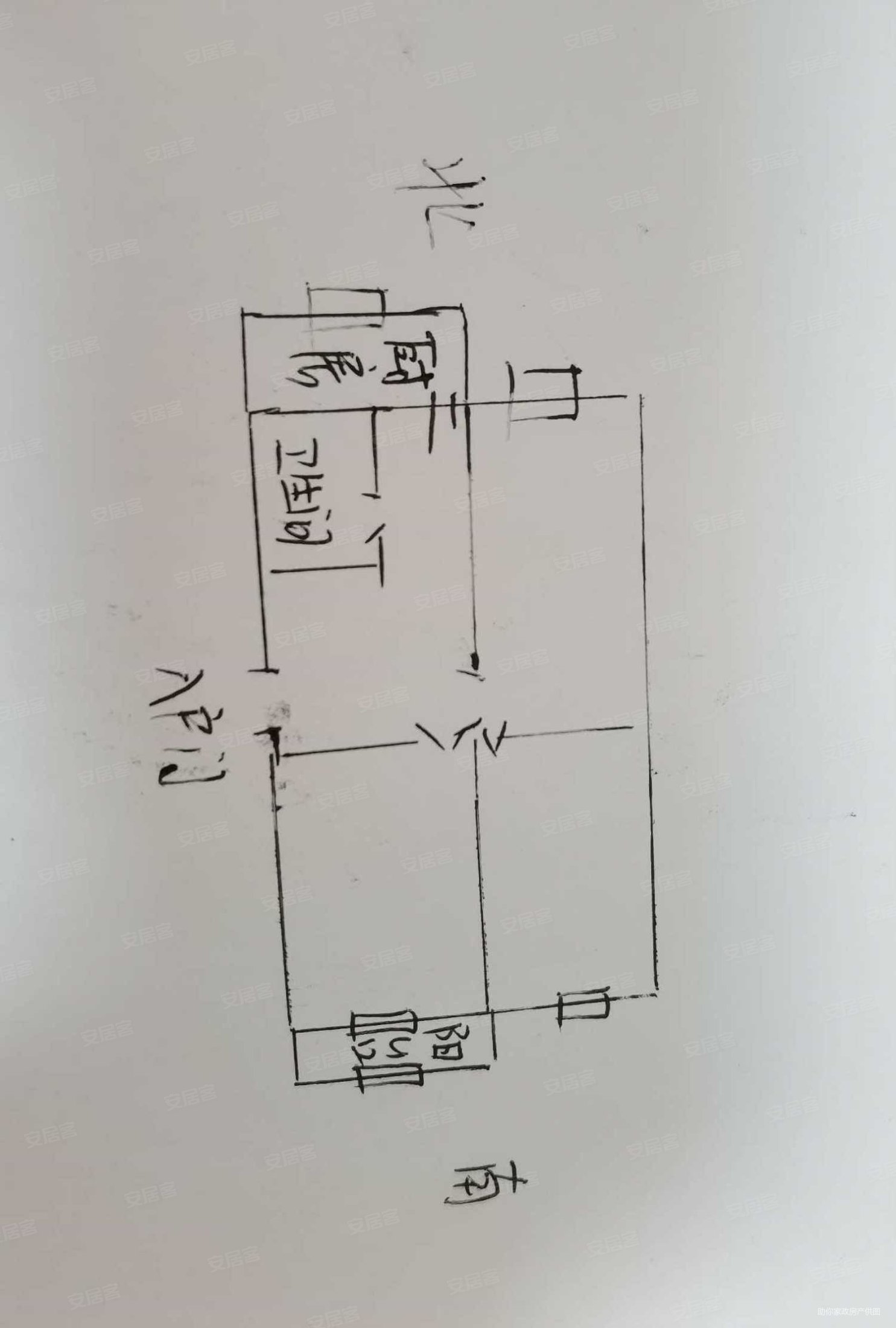 南昌好房适合居住三室一厅田字格户型中间层精装有钥匙