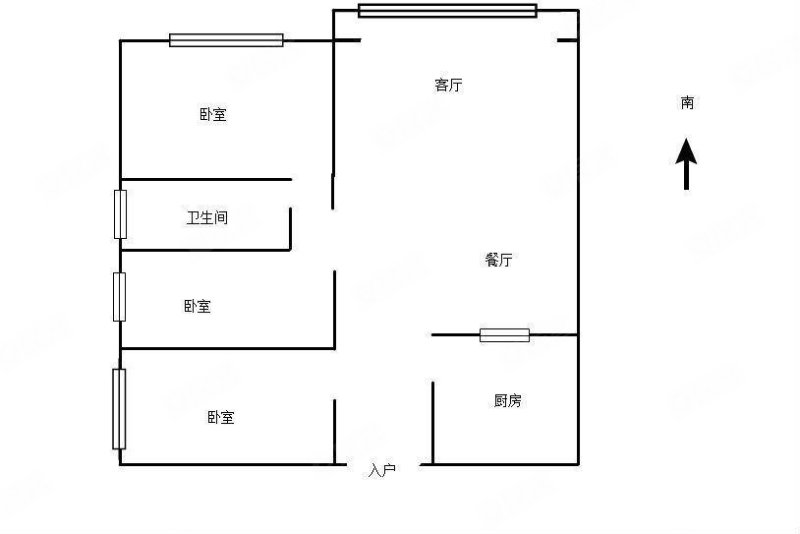 一环边 华润旁 东方上城3房业主急售