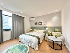 武汉洪山光谷软件园金融港一居室带露台！可月付！家电齐全！拎包入住！世贸中心出租房源真实图片