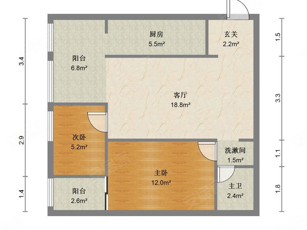 昆明盘龙火车北站俊发俊尚峰俊尚峰 两室 月租2400 拎包入住 东南端头