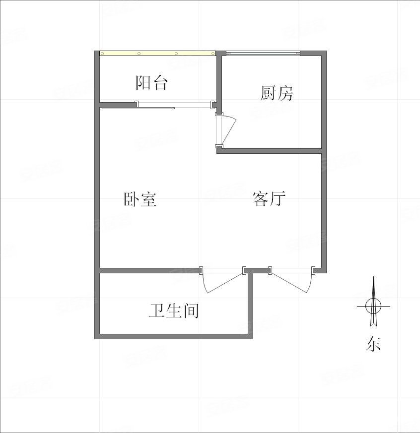 精装修正规单间配套户型方正近轻轨房