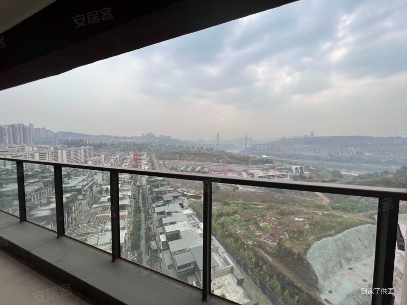 蔡家 豪宅,一线看江大平层,三套房,270度无s角玻璃幕墙,阳光城檀府