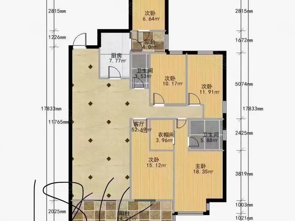 【多图】俊发时代俊园枫香秀苑,市政府租房,时代俊园184平,精装修带