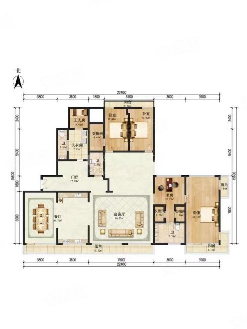 丨随时可看丨国贸商圈性价比不错的品质社区,26米南向面宽,复地首府