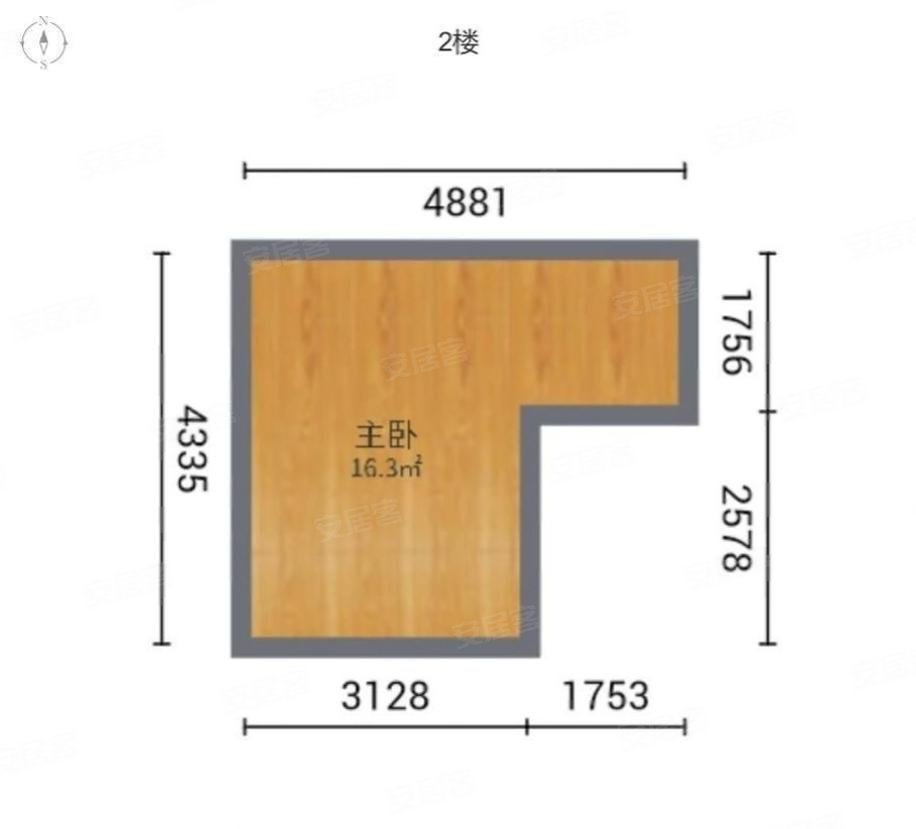 亚钢1号3室2厅2卫38㎡南65.55万