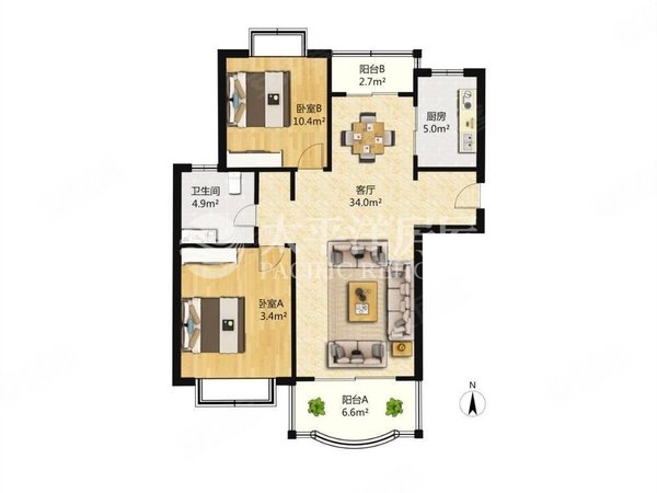 上海普陀中远两湾城中远两湾城(二期)品质小区!中心位置!