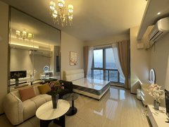 合肥政务奥体中心天鹅湖 万象城 合柴1972旁 恒大水晶广场 精装一室 定制出租房源真实图片