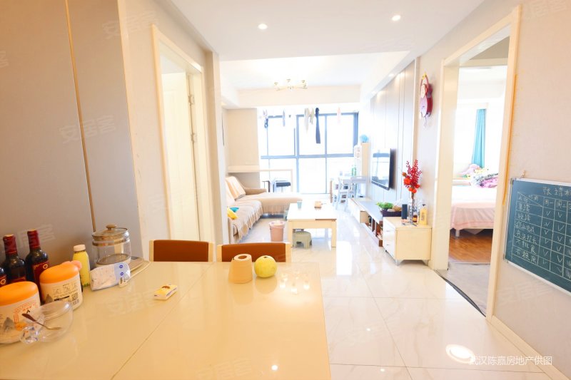 江夏客厅地铁口 一线湖景 清江泓景 精装两室 居家装修