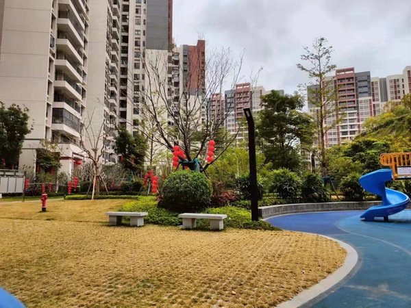 广州天河小新塘小新塘回迁房小区小新塘回迁房d区 高楼层2房1厅 南北