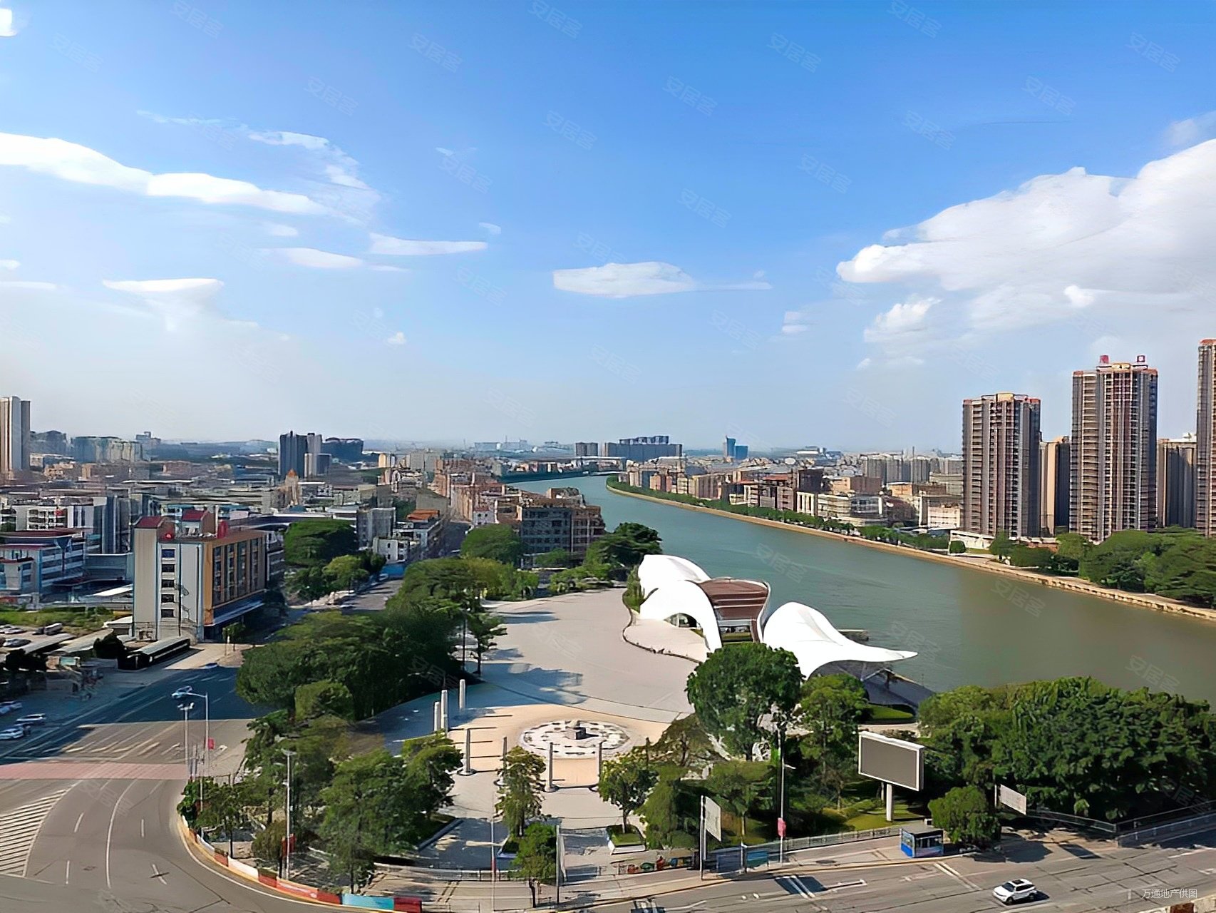 急麦粤港花园南向看花园底价出售送全屋家私家电