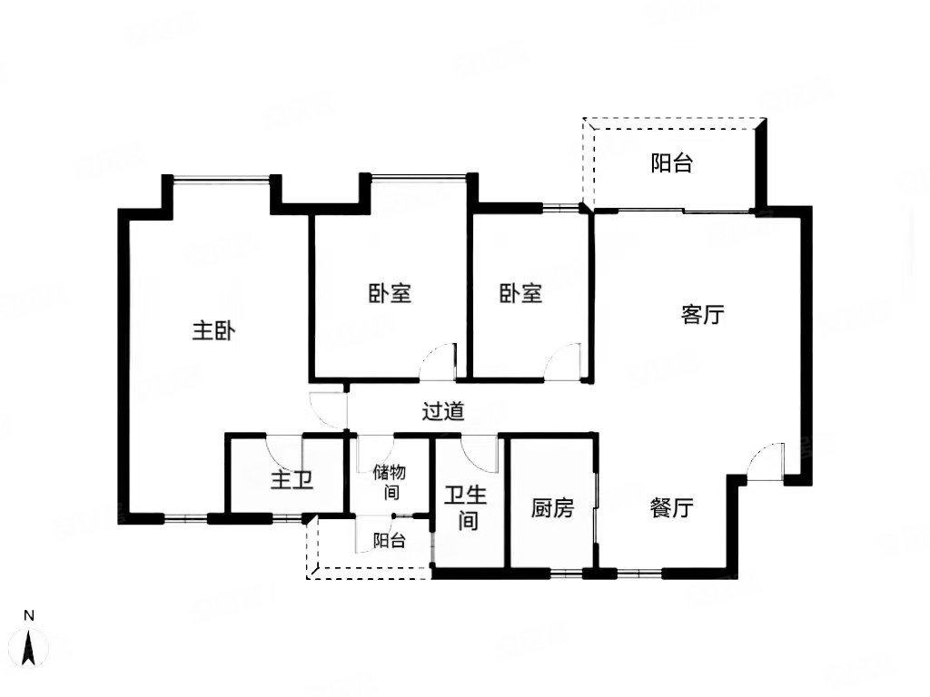 珠江俊园少有4房141方近地铁次新小区品质小区
