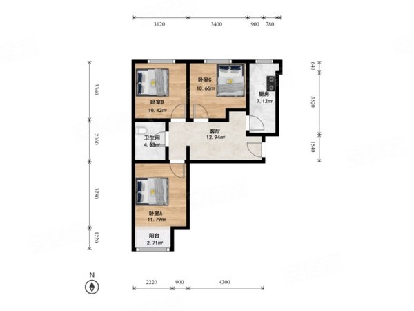 北京丰台右安门亚林西居住区14号线西铁营,亚林西单间,南向主卧,房子