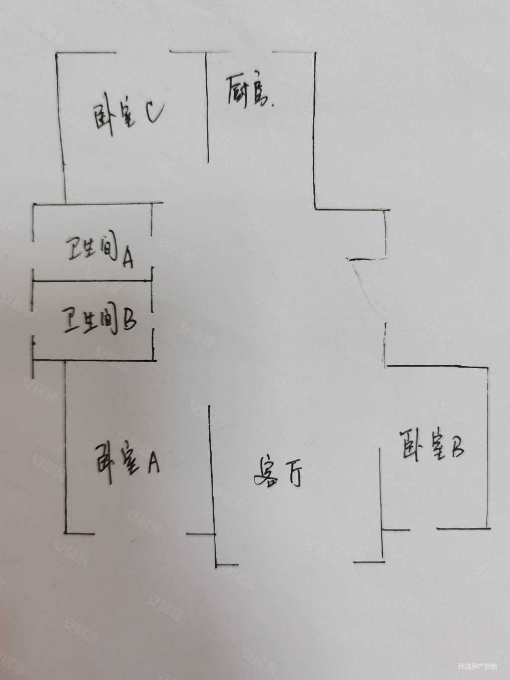 万光中央公园户型图图片