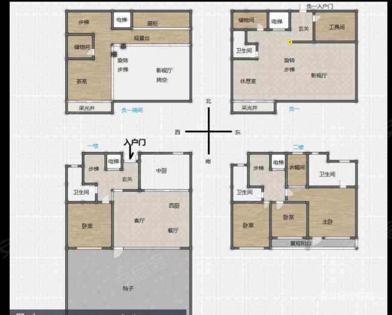 歌尔绿城(别墅)4室3厅4卫230㎡南北950万