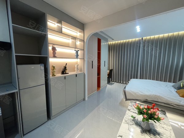 金华东阳东阳江北湖田小区湖田 西范 山口  附近 押一付一豪华装修 智能投影房带电梯出租房源真实图片