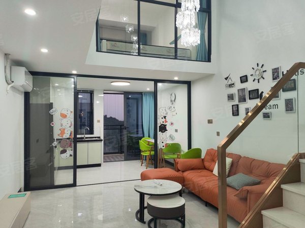 广州南沙金洲敏捷尚品国际进港大道 敏捷复式loft两房 拎包入住 有